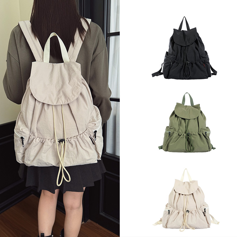 Ransel dengan Tali Serut, Baha - Canvas Backpack Casual ulasan dan harga