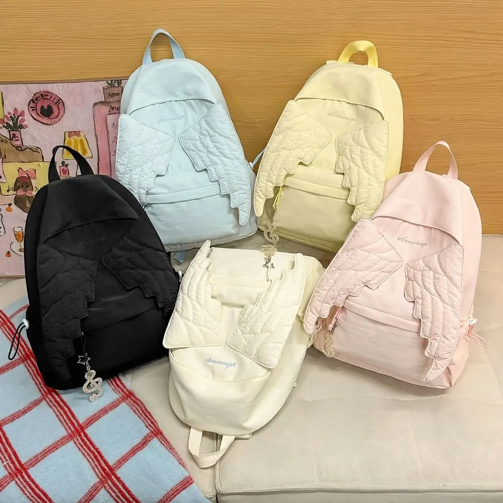 Ransel Sayap Malaikat Serbagun - Canvas Backpack Casual ulasan dan harga