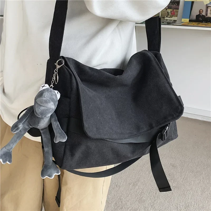 Tas Selempang Kanvas Sampul Fl - Canvas Backpack Casual ulasan dan harga