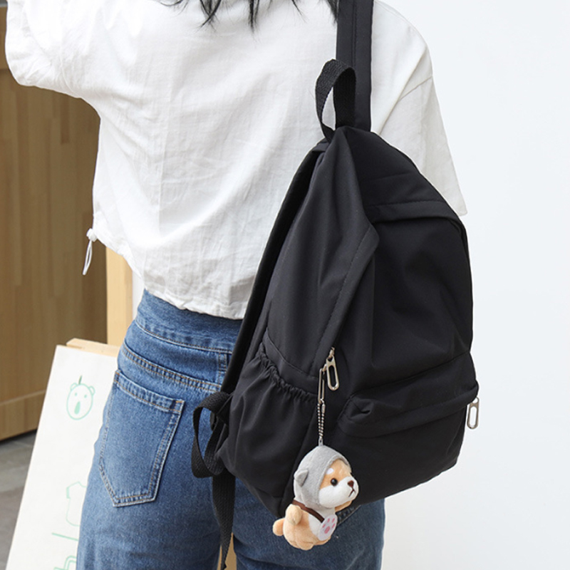 Ransel Kasual Warna Solid untu - Fashion Backpack Women ulasan dan harga