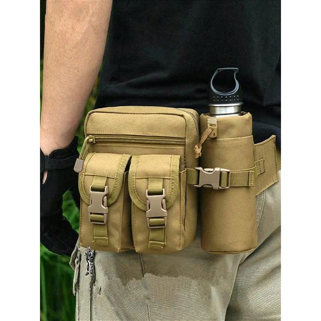 Tas Pinggang Pria Desain Moder - Hiking Backpack Waterproof ulasan dan harga