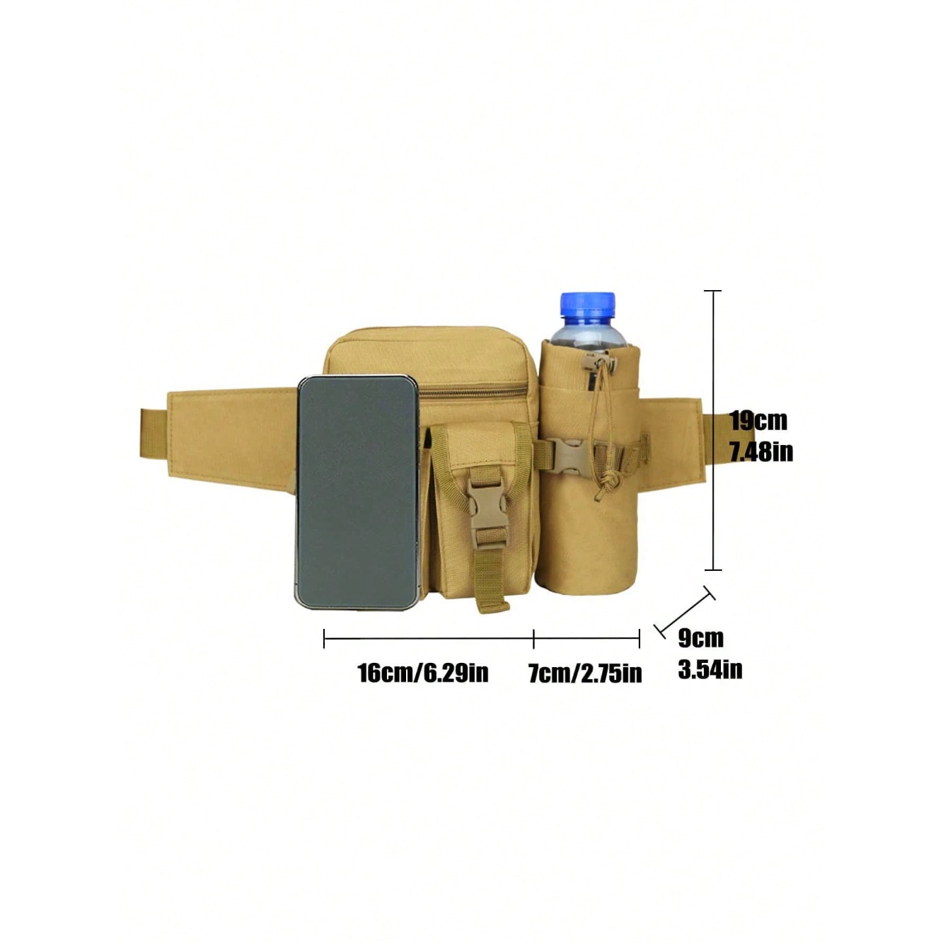 Tas Pinggang Pria Desain Moder - Hiking Backpack Waterproof ulasan dan harga