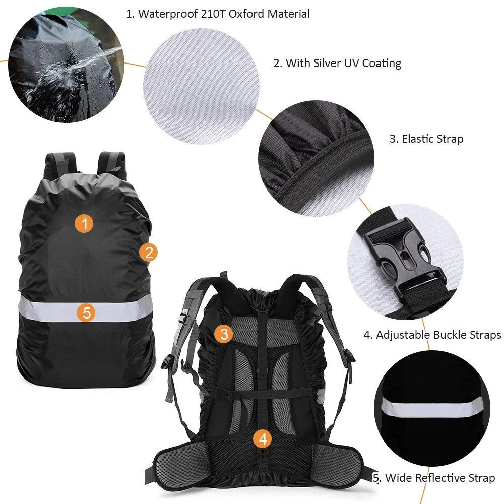 1 Buah Penutup Hujan Ransel Ta - Hiking Backpack Waterproof ulasan dan harga