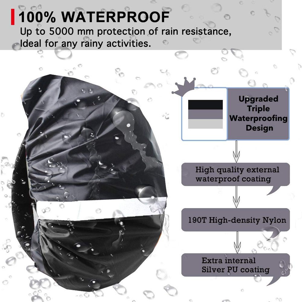 1 Buah Penutup Hujan Ransel Ta - Hiking Backpack Waterproof ulasan dan harga